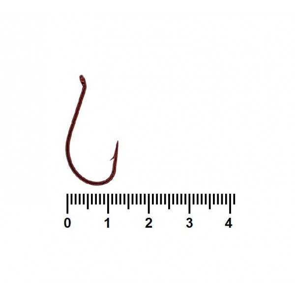 Гачки рибальські, Siweida Chinu SW-8369, 1000шт/уп, колір RED, № 1